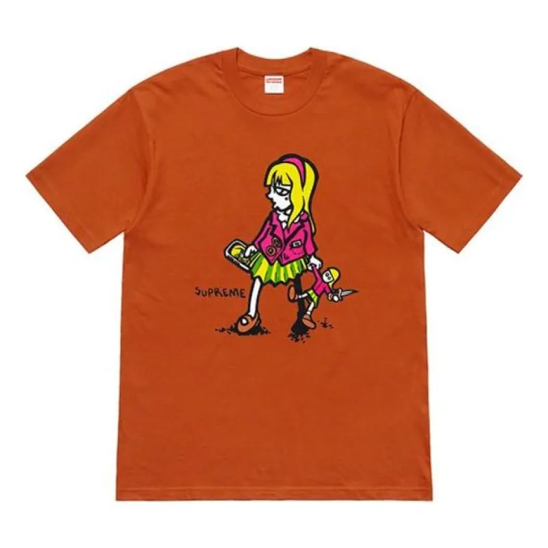 Supreme SS19 Suzie Switchblade Tee Rust Small Comics Short Sleeve Unisex T-Shirt SUP-SS19-729 sold by KicksCrew