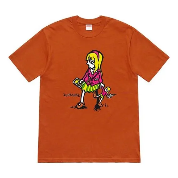 Supreme SS19 Suzie Switchblade Tee Rust Small Comics Short Sleeve Unisex T-Shirt SUP-SS19-729 sold by KicksCrew