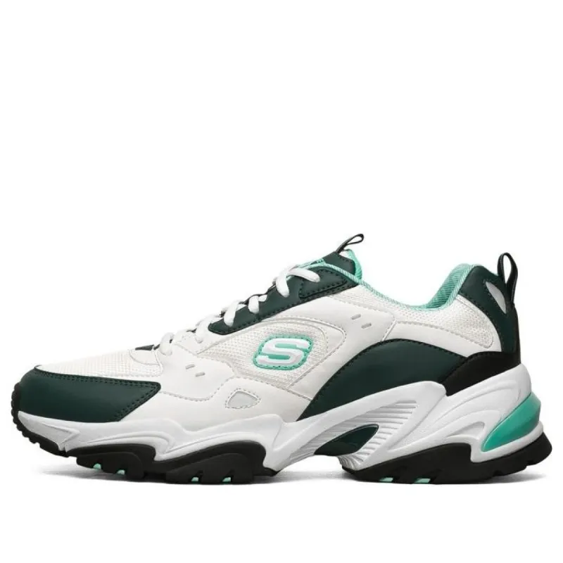 One Punch Man x Skechers Stamina V2 Low-Top Running Shoes White/Green 666166-WTQ sold by KicksCrew
