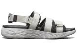 Skechers On-The-Go 600 Sandal Beige/White/Black 55367-WBK sold by KicksCrew