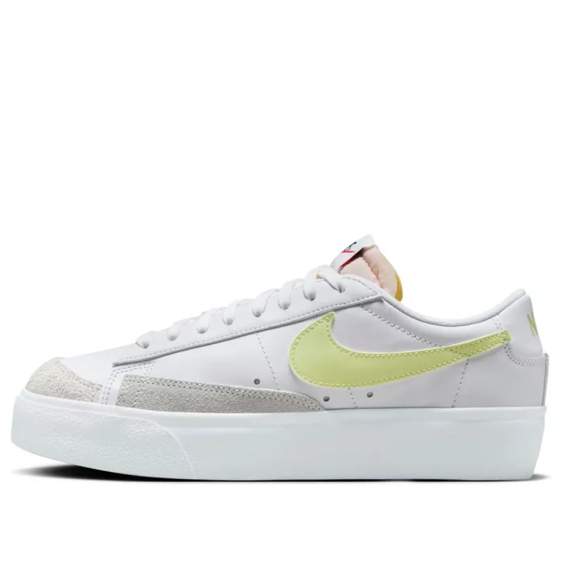 (WMNS) Nike Blazer Low Platform 'White Life Lime' DJ0292-115 sold by KicksCrew