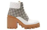 (WMNS) Gucci GG Ankle Boot 'Beige' 659691-UC810-9066 sold by KicksCrew