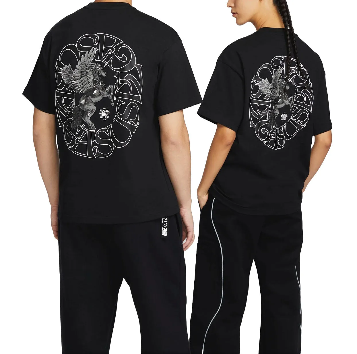 Nike Embroidery Logo T-Shirt Asia Sizing 'Black' FZ7621-010 sold by KicksCrew product image thumbnail 2