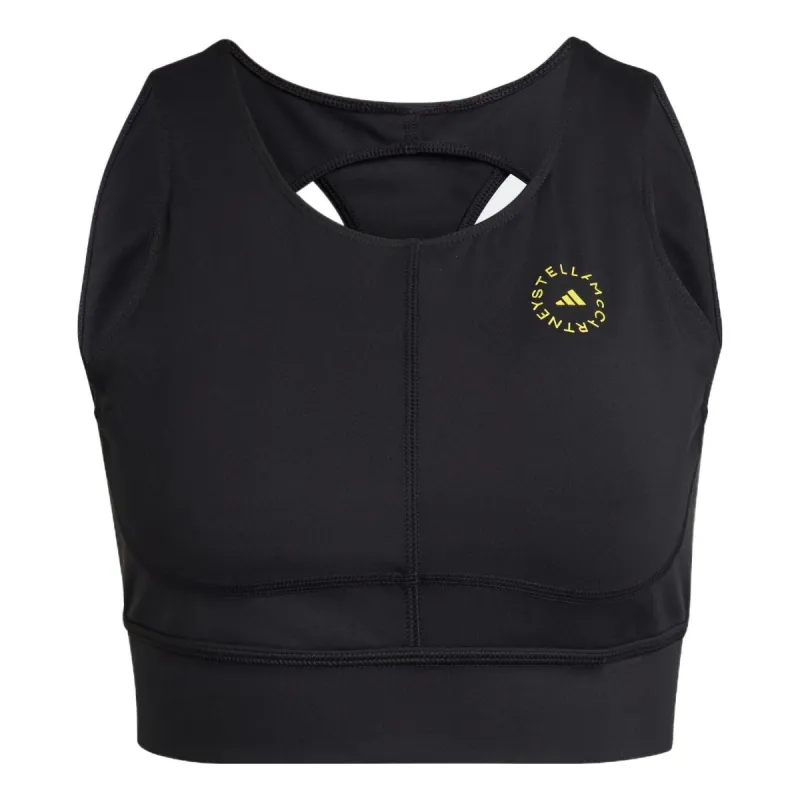 (WMNS) adidas by Stella McCartney TruePurpose Training Crop Top 'Black' HI6030 sold by KicksCrew