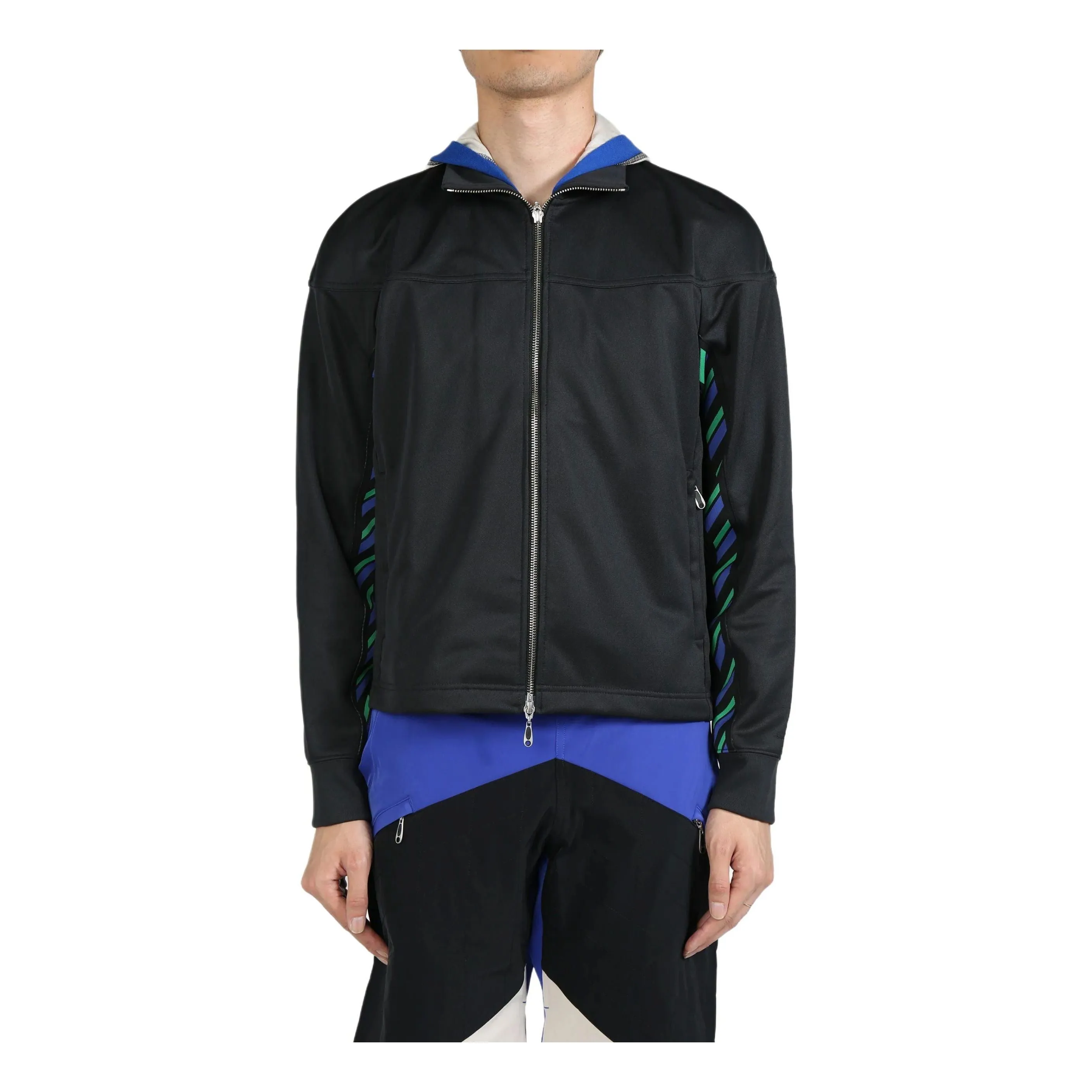 ASICS x Kiko Kostadinov Novalis Track Jacket 'Black Blue' 2203A295-001 sold by KicksCrew