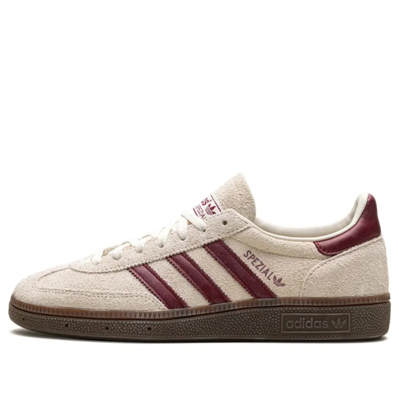 (WMNS) adidas originals Handball Spezial 'Off White Collegiate Burgundy' JH8699 sold by KicksCrew
