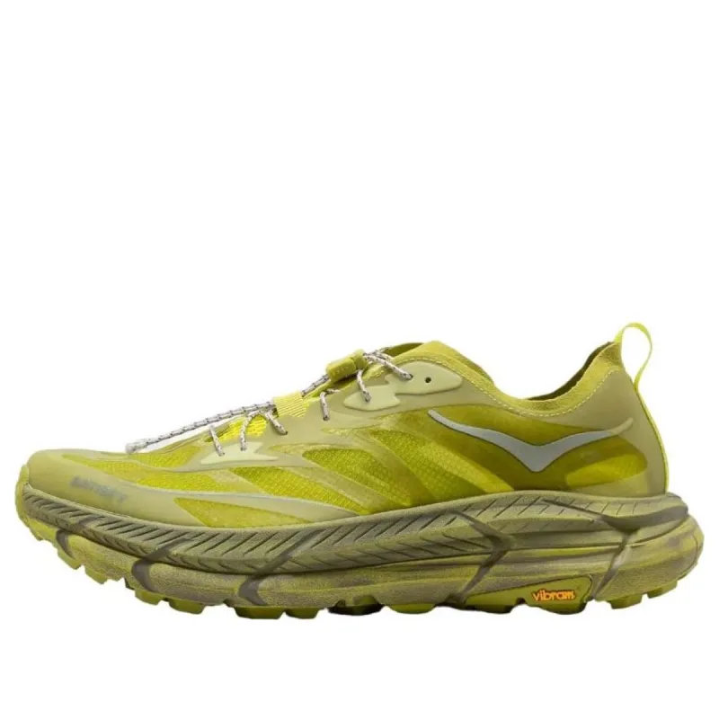 HOKA ONE ONE x Satisfy Mafate Speed 4 Lite 'Sulfur' 1157050-SLFR sold by KicksCrew