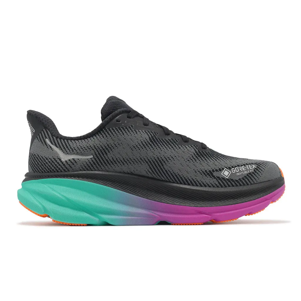 HOKA ONE ONE Clifton 9 Gore-Tex 'Black Electric Aqua' 1141470F-BCQ sold by KicksCrew product image thumbnail 2