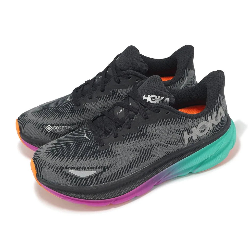 HOKA ONE ONE Clifton 9 Gore-Tex 'Black Electric Aqua' 1141470F-BCQ sold by KicksCrew product image thumbnail 3