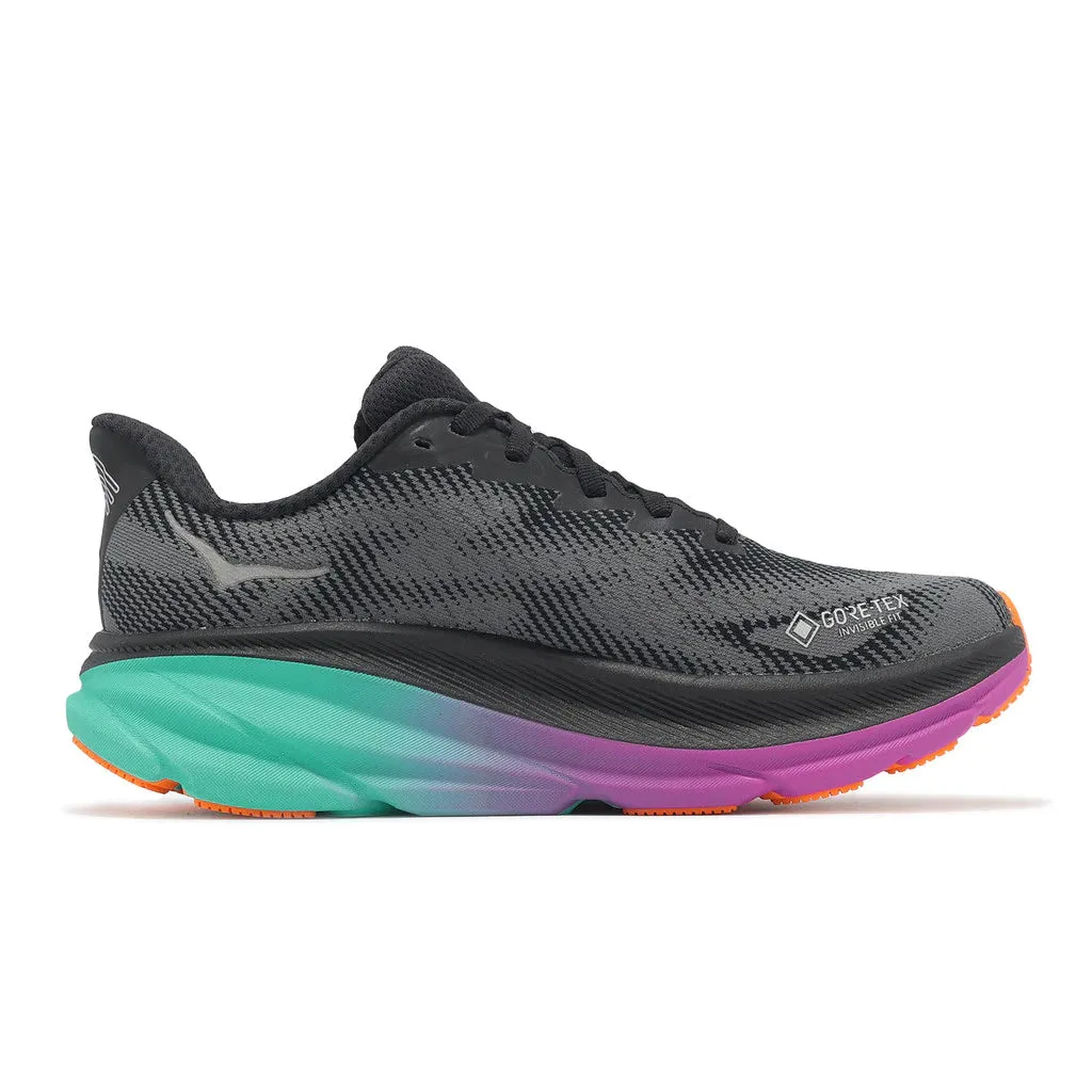 (WMNS) HOKA ONE ONE Clifton 9 Gore-Tex 'Black Electric Aqua' 1141490F-BCQ sold by KicksCrew product image thumbnail 2