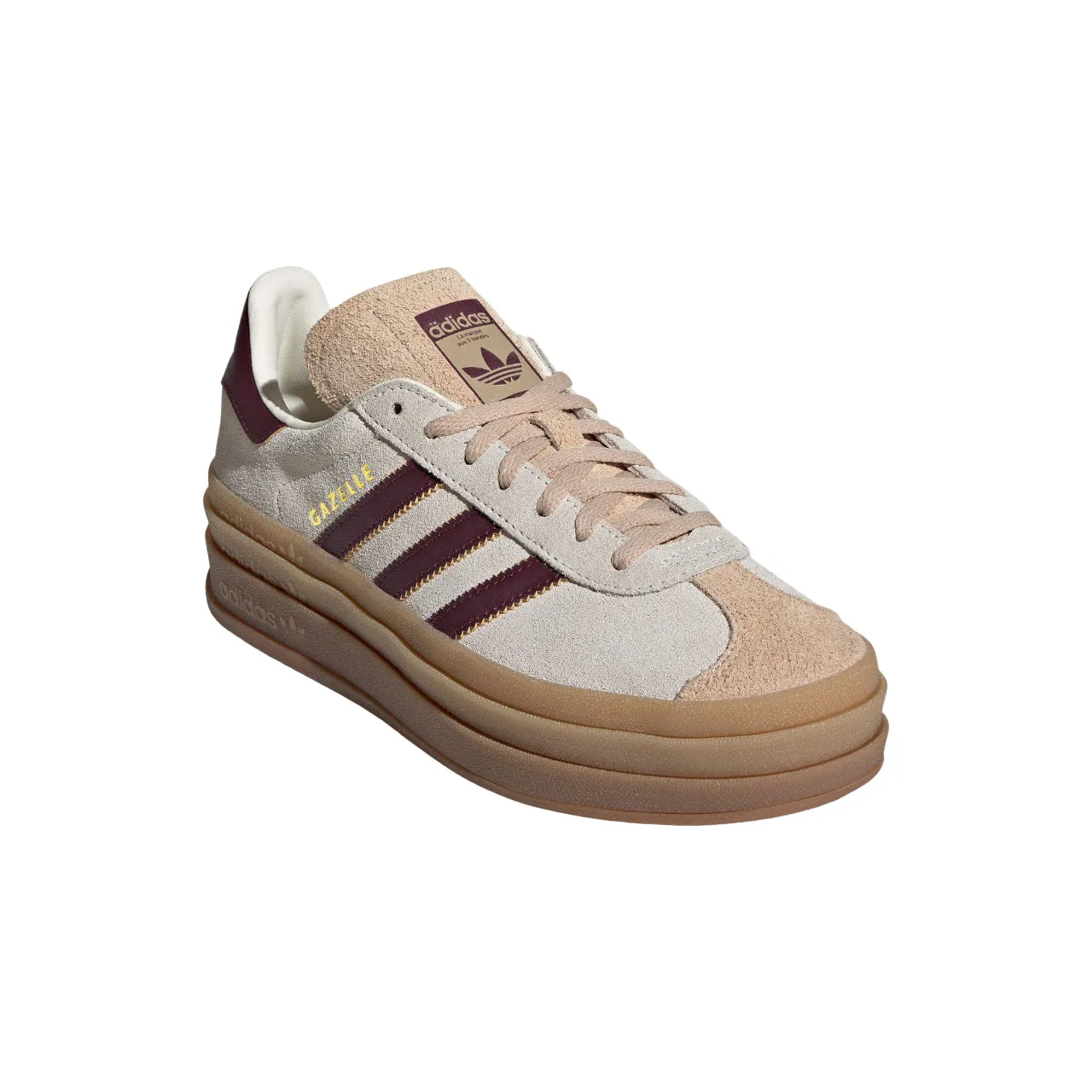 (WMNS) adidas Gazelle 'Beige Burgundy' JQ5127 sold by KicksCrew product image thumbnail 3