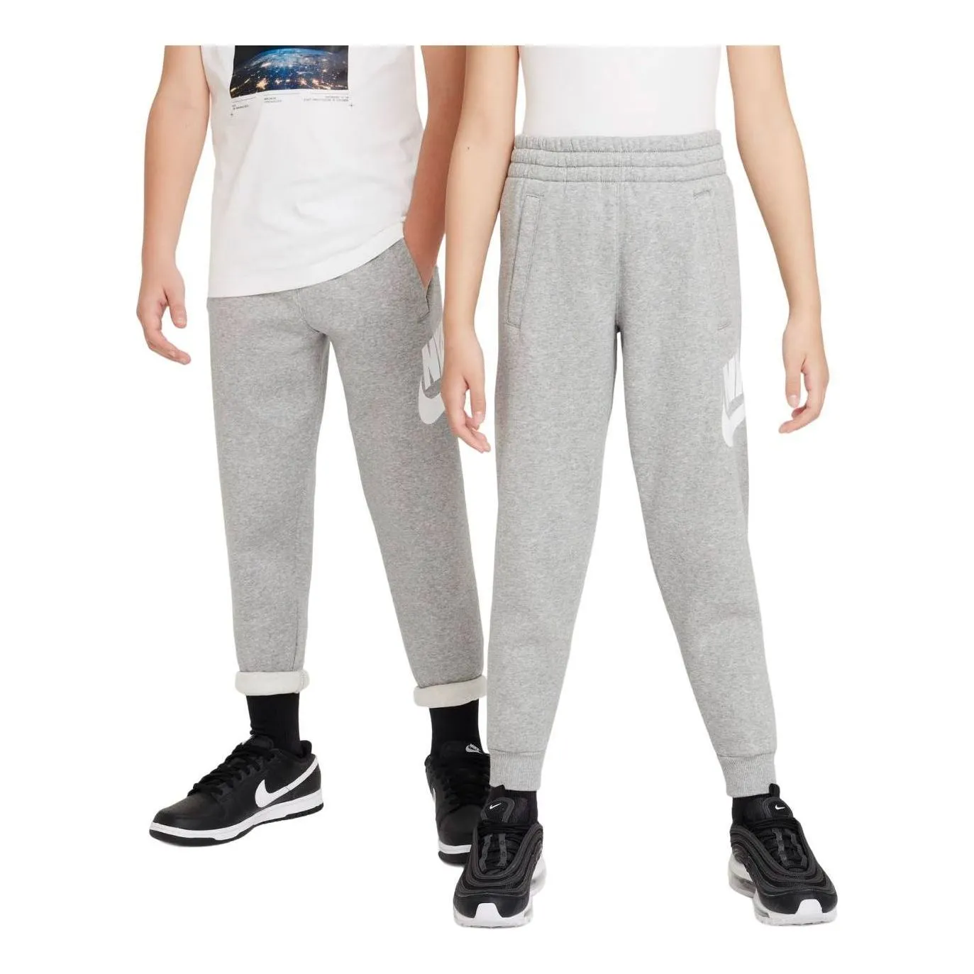 (GS) Nike Club Fleece Joggers Sweatpants 'Dark Grey' FD2995-063 sold by KicksCrew