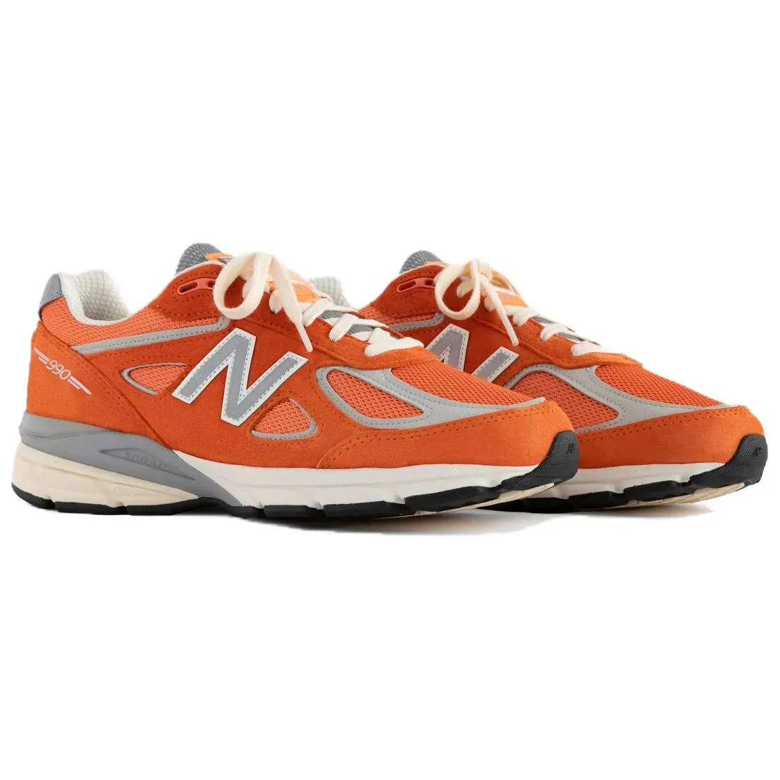 New Balance x Aim Leon Dore 990v4 Orange 'Red Clay' U990OG4 sold by KicksCrew product image thumbnail 3