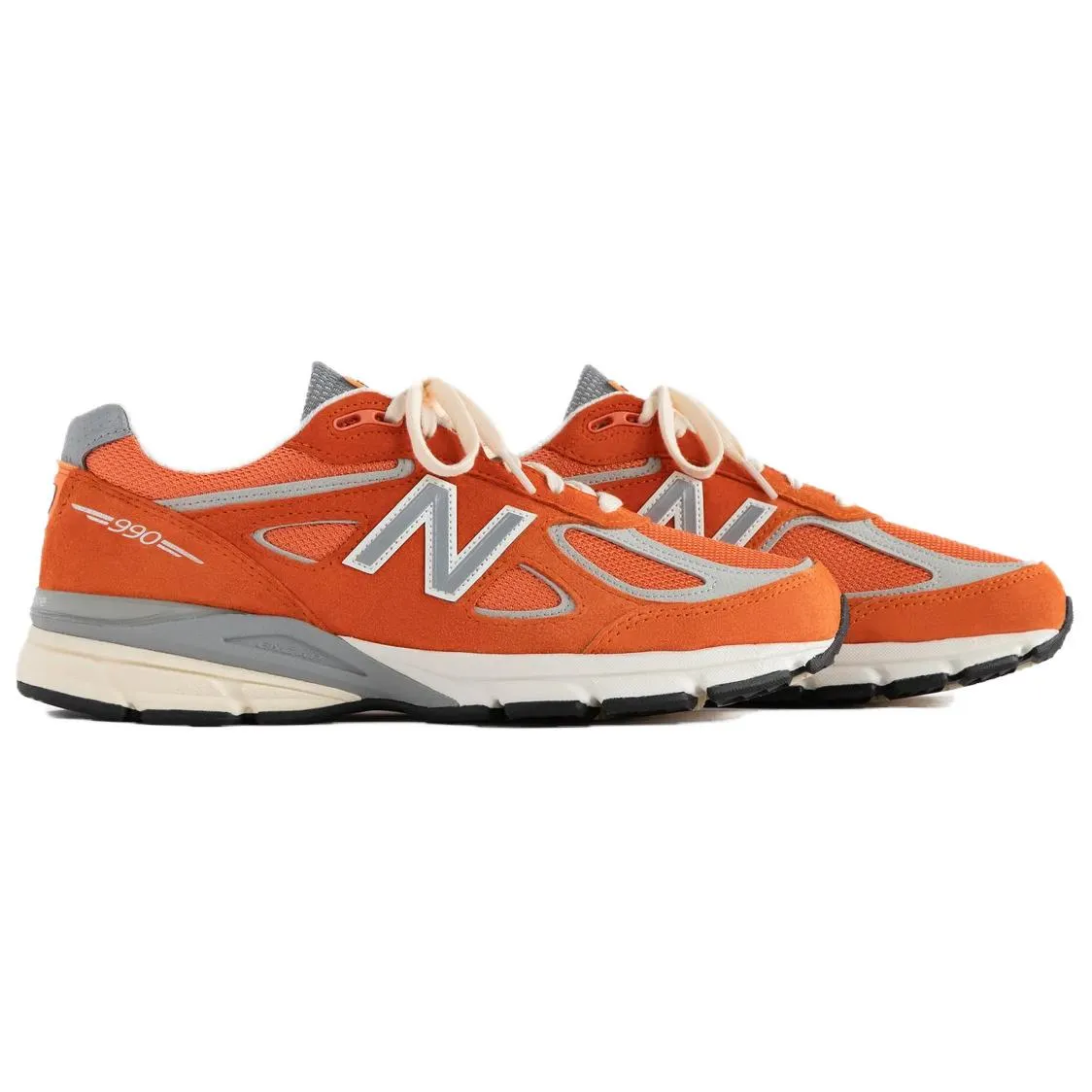 New Balance x Aim Leon Dore 990v4 Orange 'Red Clay' U990OG4 sold by KicksCrew product image thumbnail 2