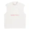 adidas Basketball Sleeveless T-shirt 'White Red' IW5648 sold by KicksCrew