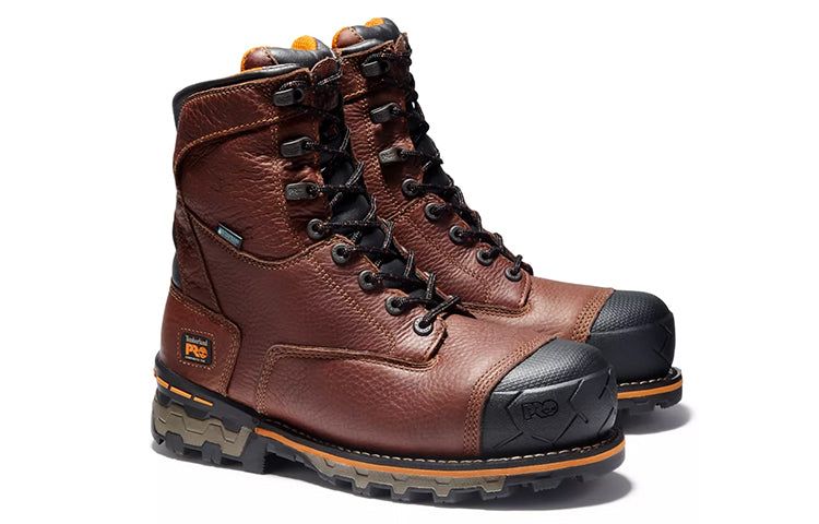 Timberland Pro Boondock 8-Inch Composite Toe Waterproof Work Boots 'Brown' 89628214 sold by KicksCrew product image thumbnail 3
