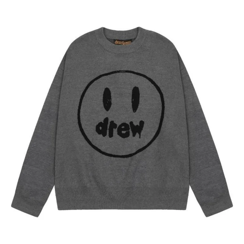 Drew House Mascot Crewneck Sweater 'Grey' DR-FW22-250 sold by KicksCrew
