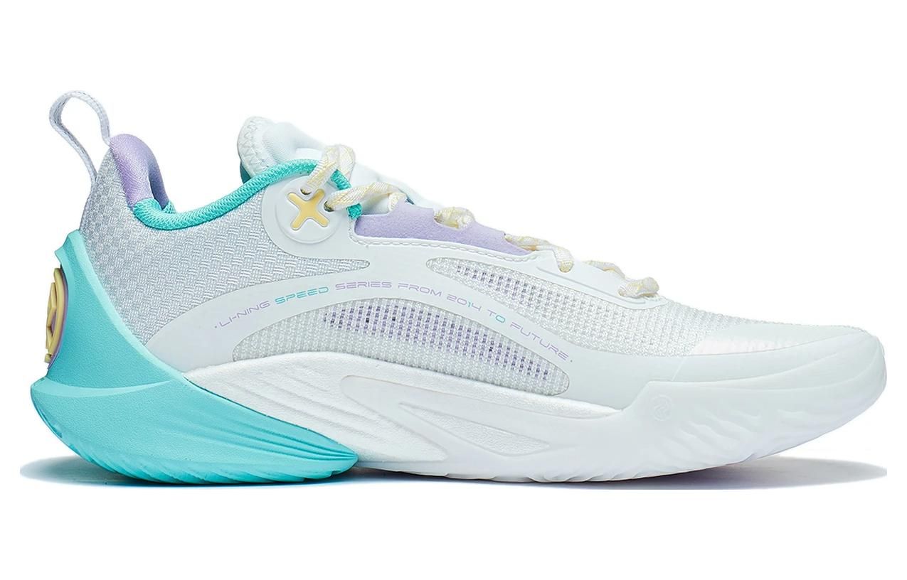 Li-Ning Speed 10 Low 'White Mint Green' ABAT085-8 sold by KicksCrew product image thumbnail 2
