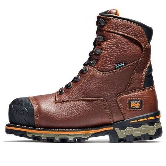 Timberland Pro Boondock 8-Inch Composite Toe Waterproof Work Boots 'Brown' 89628214 sold by KicksCrew
