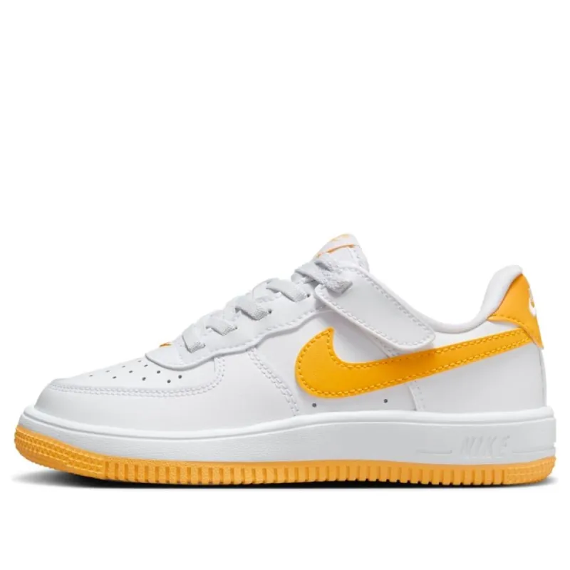 (PS) Nike Force 1 Low EasyOn 'White University Gold' FN0237-109 sold by KicksCrew