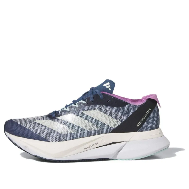 (WMNS) adidas Adizero Boston 12 'Preloved Ink Zero Metalic Aurora Ink' IF9219 sold by KicksCrew