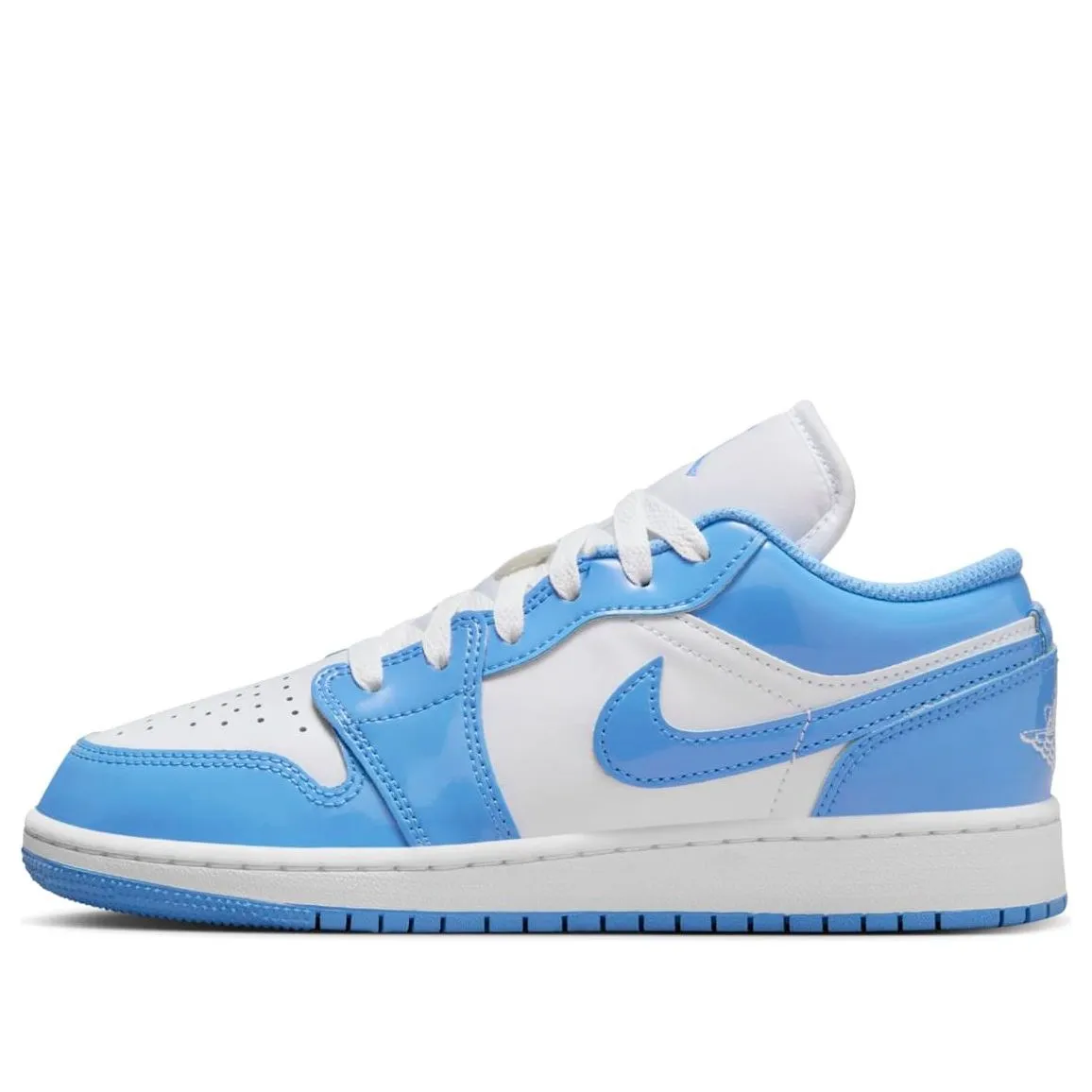 (GS) Air Jordan 1 Low SE 'Legend Blue Patent' FZ3929-114 sold by KicksCrew
