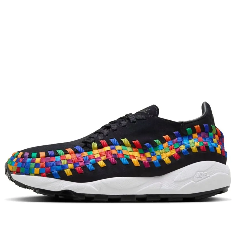 (WMNS) Nike Air Footscape Woven 'Rainbow Black' FB1959-002 sold by KicksCrew