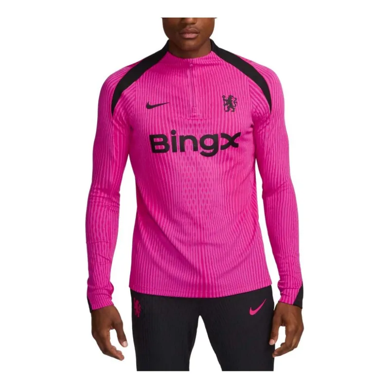 Nike Dri-FIT ADV Chelsea F.C. Strike Elite Third Football Knit Drill Top 'Pink Black' FQ2312-659 made by Nike