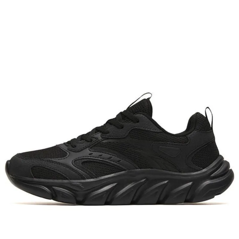 (WMNS) ANTA Running Series Sneakers 'Pure Black' 122245575-8 sold by KicksCrew