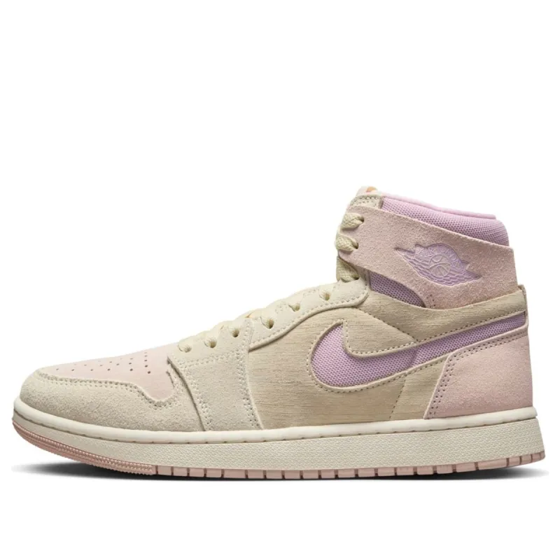 (WMNS) Air Jordan 1 High Zoom Air CMFT 2 'Muslin Plum Chalk' DV1305-100 sold by KicksCrew