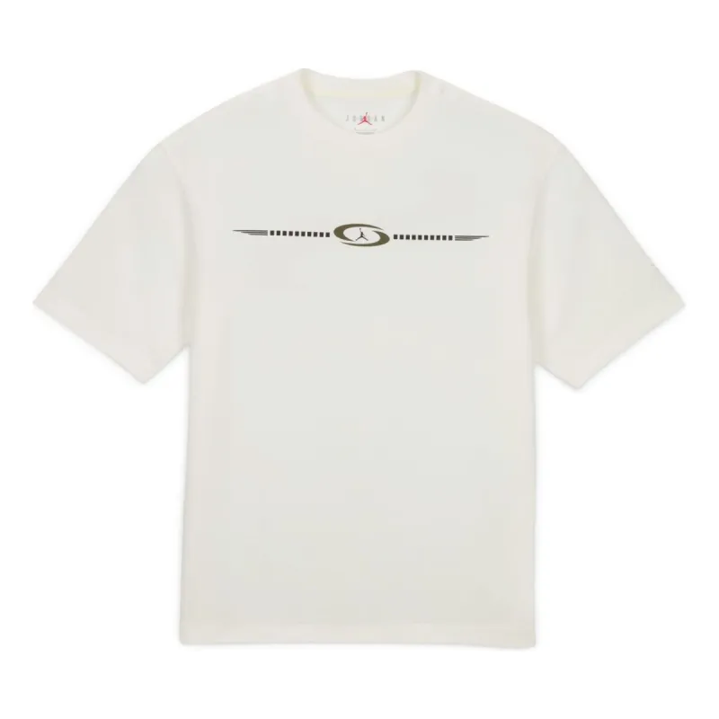 Air Jordan x Travis Scott T-Shirt Asia Sizing 'Sail' DZ5511-133 sold by KicksCrew