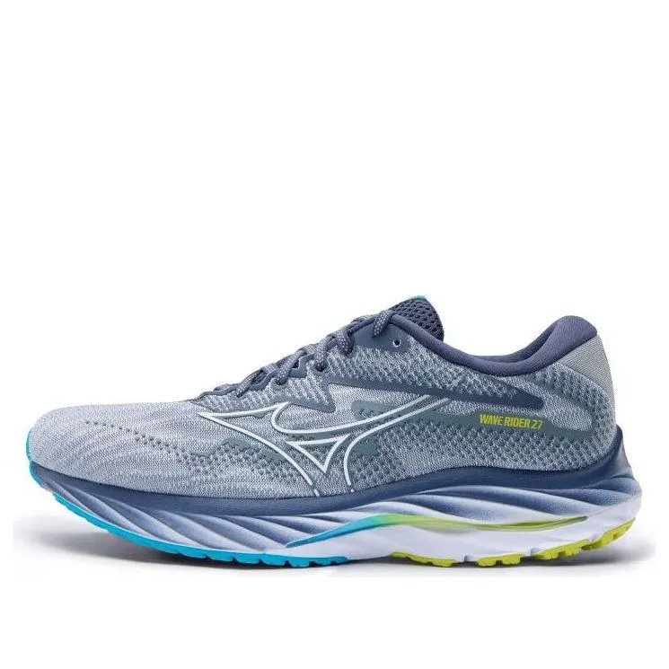 Mizuno Wave Rider 27 'Grey Blue' J1GC230301 sold by KicksCrew