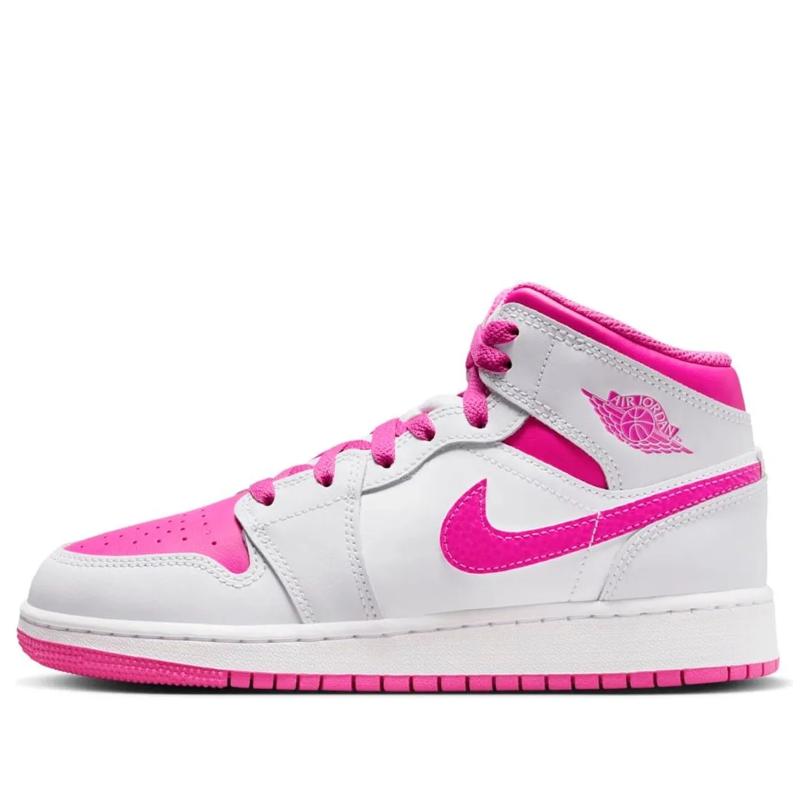 (GS) Air Jordan 1 Mid 'Fire Pink' FD8780-500 sold by KicksCrew