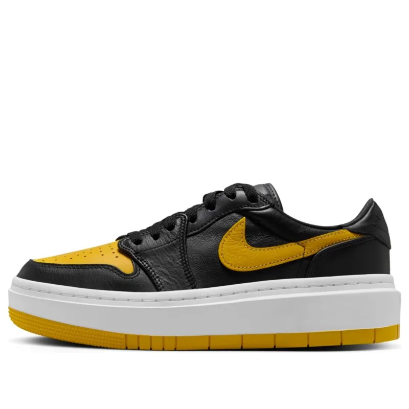 (WMNS) Air Jordan 1 Elevate Low 'Black Yellow Ochre' DH7004-007 sold by KicksCrew