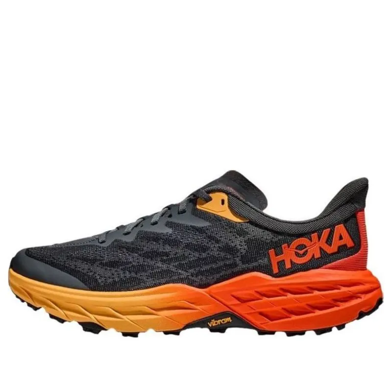 HOKA ONE ONE Speedgoat 5 'Dark Grey Orange' 1123157-CFLM sold by KicksCrew