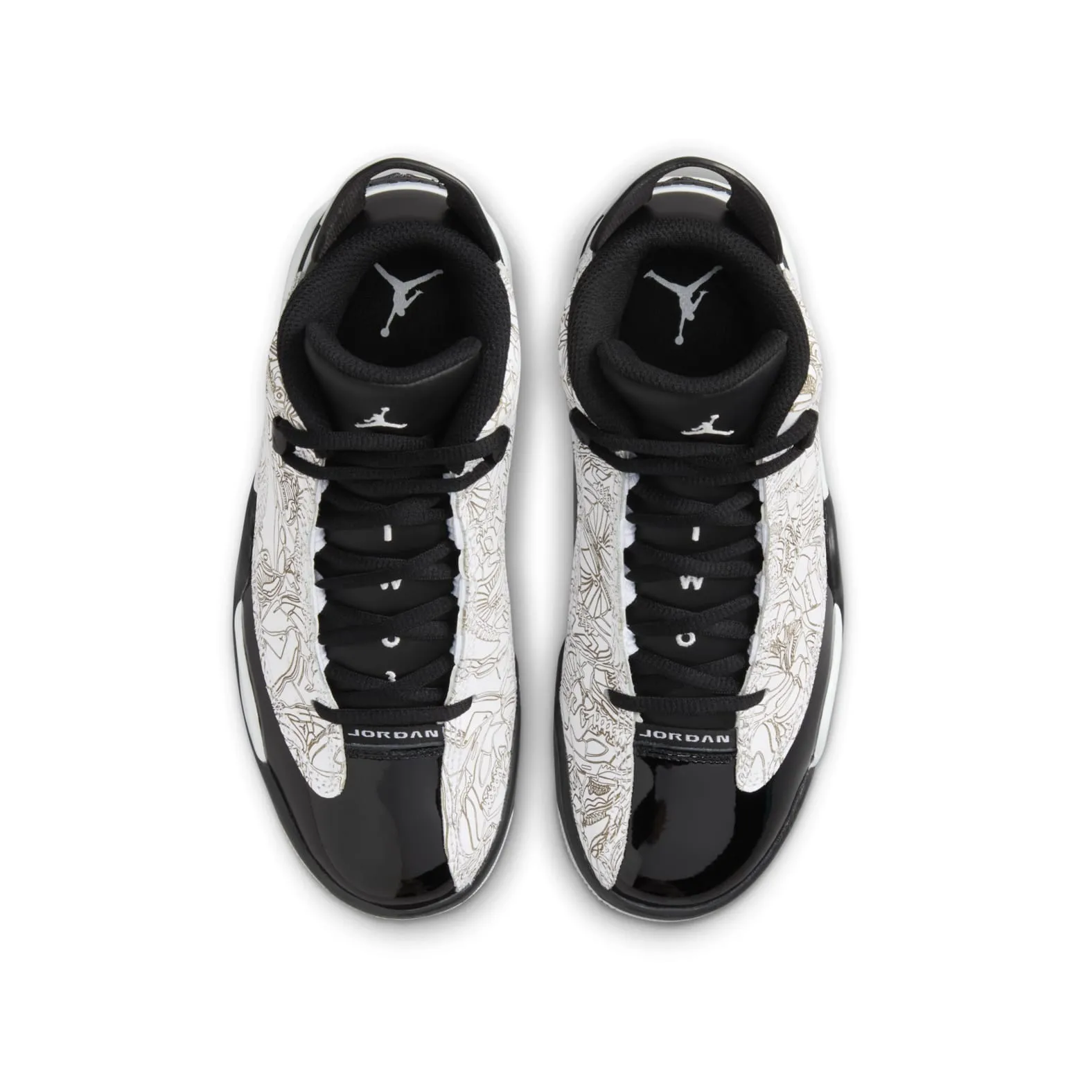 (GS) Air Jordan Dub Zero 'White Black' DV1360-110 sold by KicksCrew product image thumbnail 4