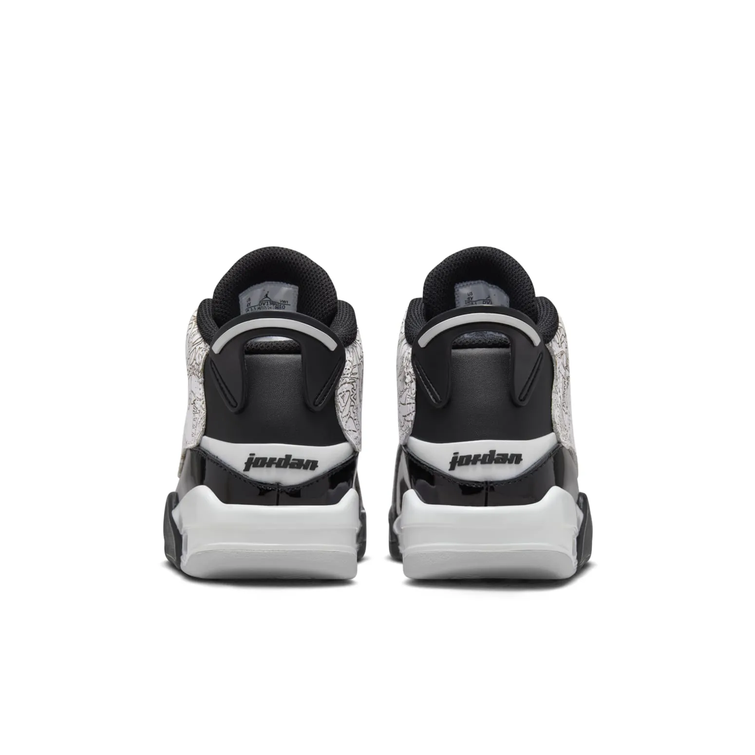(GS) Air Jordan Dub Zero 'White Black' DV1360-110 sold by KicksCrew product image thumbnail 5