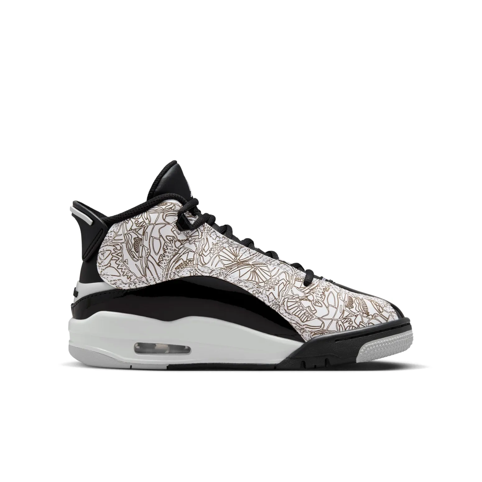 (GS) Air Jordan Dub Zero 'White Black' DV1360-110 sold by KicksCrew product image thumbnail 2