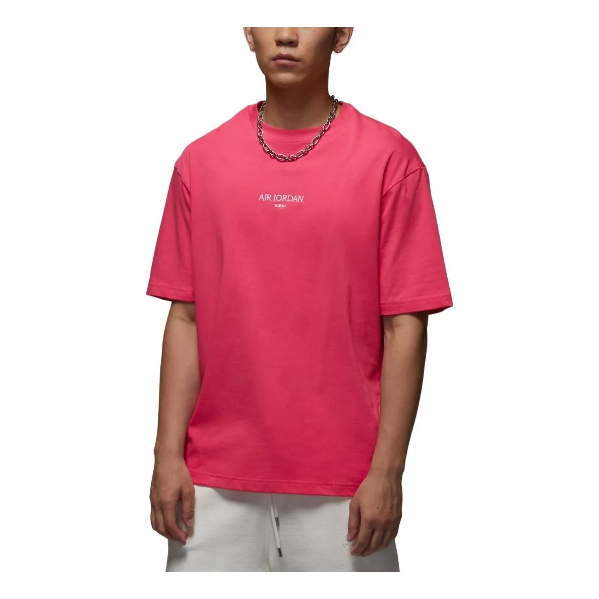 Air Jordan Tokyo T-shirt Asia Sizing 'Aster Pink' HJ7344-629 sold by KicksCrew