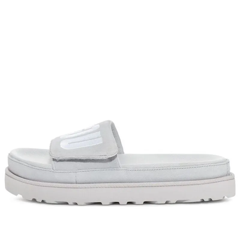(WMNS) UGG Laton Fur Slide 'Grey' 1110110-MGSD sold by KicksCrew