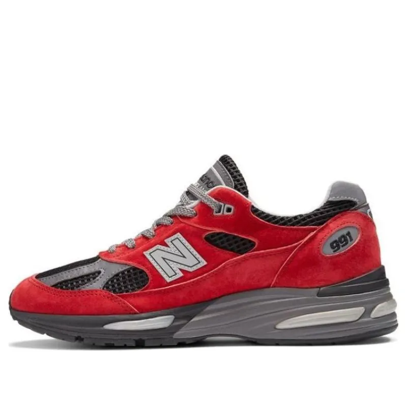 New Balance 991v2 'Red Black Grey' U991KR2 sold by KicksCrew