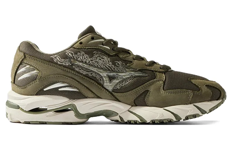 Mizuno x Maharishi Wave Rider 10 '97 'Fire Phoenix' D1GD222501 sold by KicksCrew product image thumbnail 2