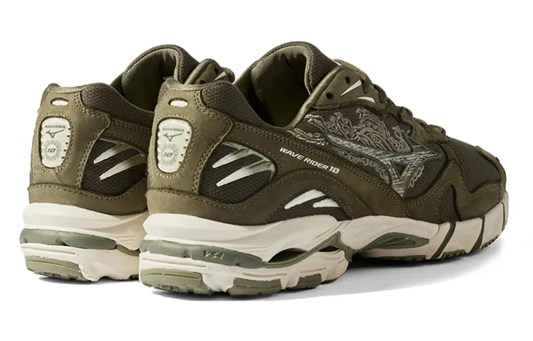 Mizuno x Maharishi Wave Rider 10 '97 'Fire Phoenix' D1GD222501 sold by KicksCrew product image thumbnail 5