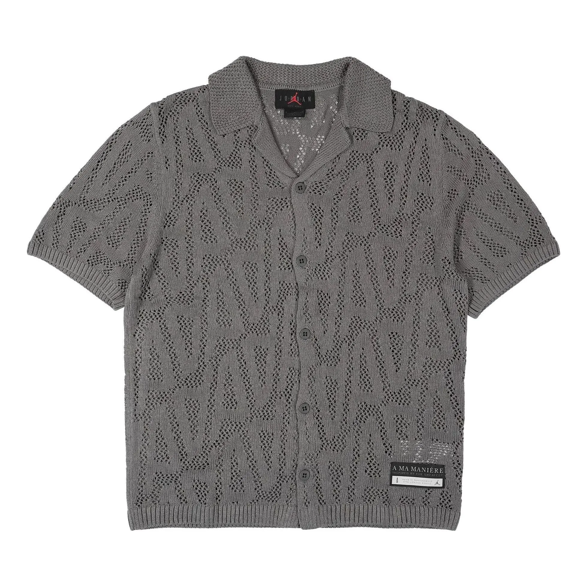Air Jordan x A Ma Maniere Shooting Shirt Asia Sizing 'Flat Pewter' HF0535-029 sold by KicksCrew