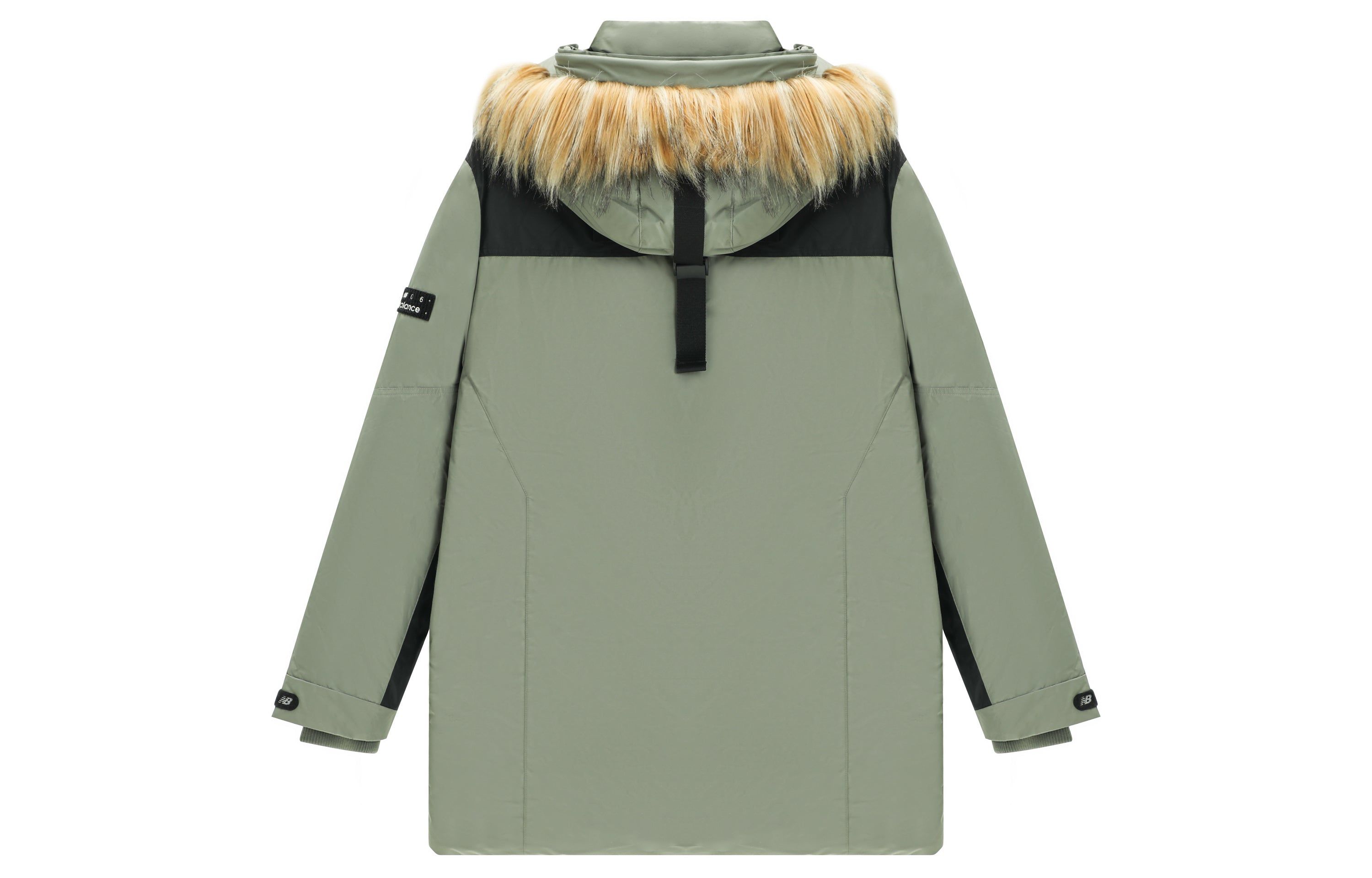 New Balance Logo Classic Down Jacket 'Green Black' AMJ14300-OLG sold by KicksCrew product image thumbnail 2