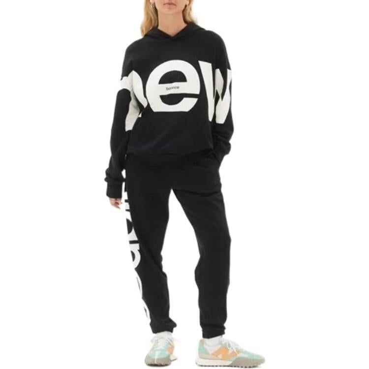 New Balance Athletics Unisex Out of Bounds Oversized Sweat Pullover Hoodie 'Black' UT23504-BK sold by KicksCrew product image thumbnail 5