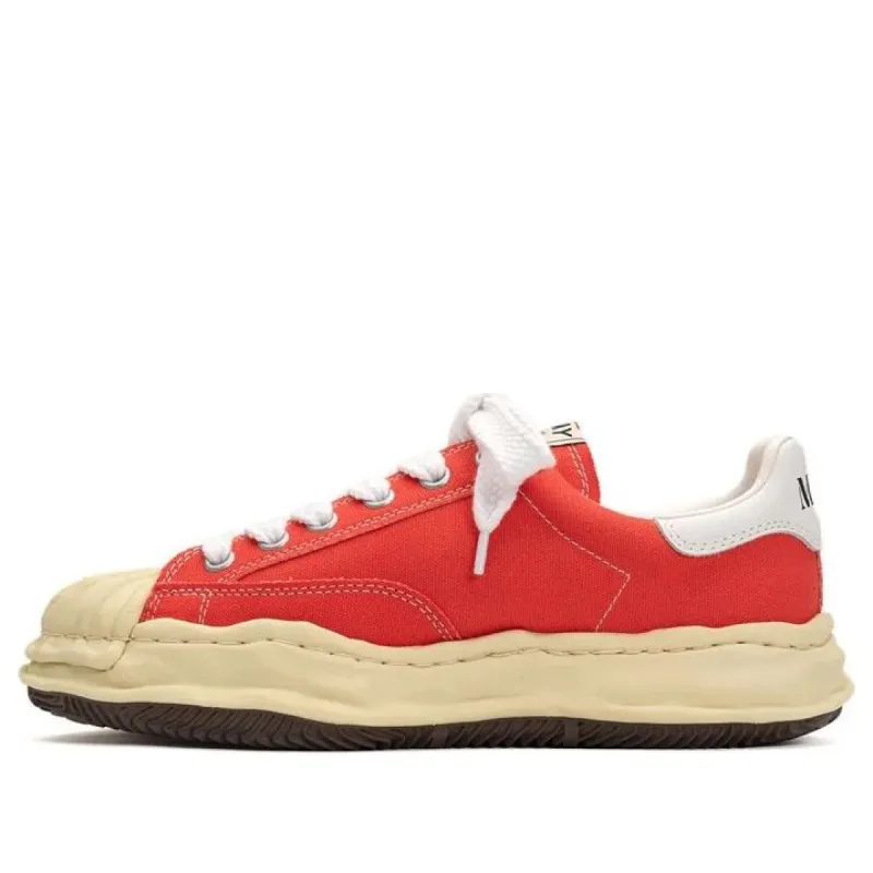 Maison MIHARA YASUHIRO BLAKEY OG Sole Canvas Low 'Orange' A09FW732-ONG sold by KicksCrew