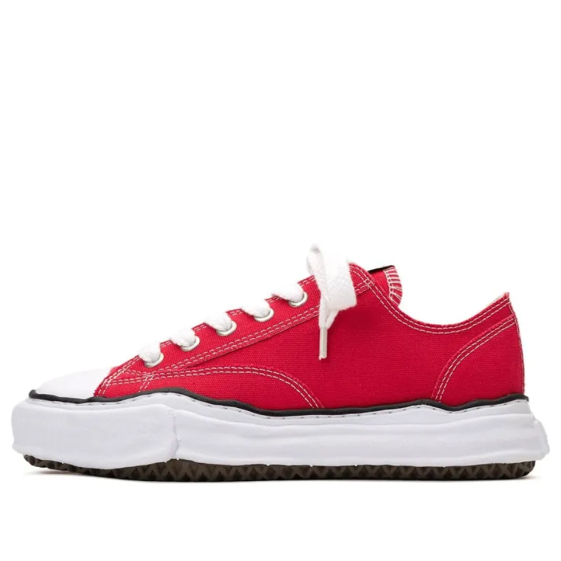 Maison MIHARA YASUHIRO Peterson OG Sole Canvas Low 'Red' A01FW702-RED sold by KicksCrew