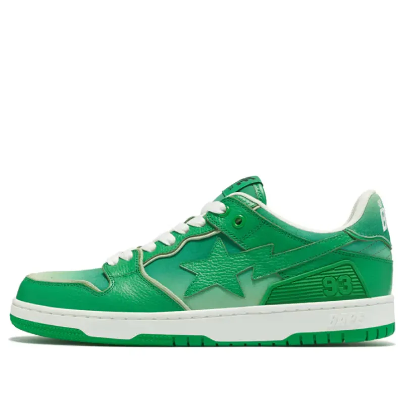 (WMNS) A Bathing Ape SK8 Sta #4 'Green White' 0ZXSHW291058LGRX sold by KicksCrew
