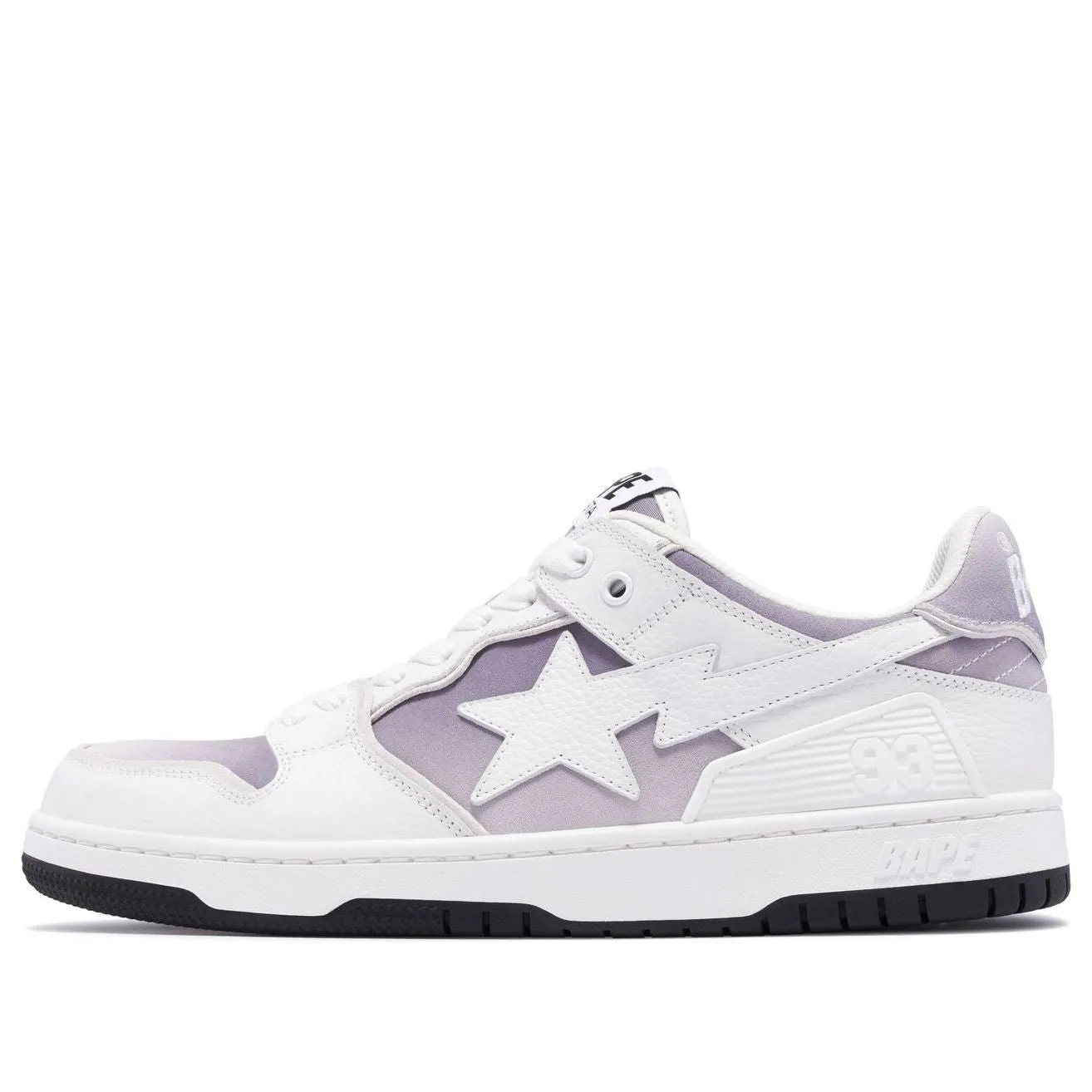 A Bathing Ape SK8 Sta #4 'White Purple' 0ZXSHM191058LWHE sold by KicksCrew